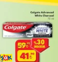 COLGATE ADVANCED WHİTE CHARCOAL 75 ML DİŞ MACUNU